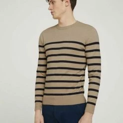 Bestes Angebot 😀 TOM TAILOR Strickpullover White navylue stripe, Beige melange navy stripe, Blue White Stripe 🧨 -Tom Tailor Verkaufsgeschäft a89f5f10 e54a 5278 a03d e0d84eecb9e1