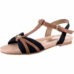 Aktion 🔥 TOM TAILOR »Riemchensandalen« Riemchensandale Dunkelblau, Gelb-kombi 💯 -Tom Tailor Verkaufsgeschäft a996d556 3cb7 55be 8d5d 995d54731082