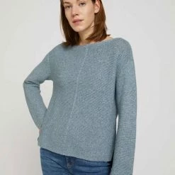 Bester Verkauf ❤️ TOM TAILOR Strickpullover »Strickpullover in Melange Optik aus Bio-Baumwolle« 🛒 -Tom Tailor Verkaufsgeschäft aa22b73f 716a 5ef9 a85e 86b095ecccd4