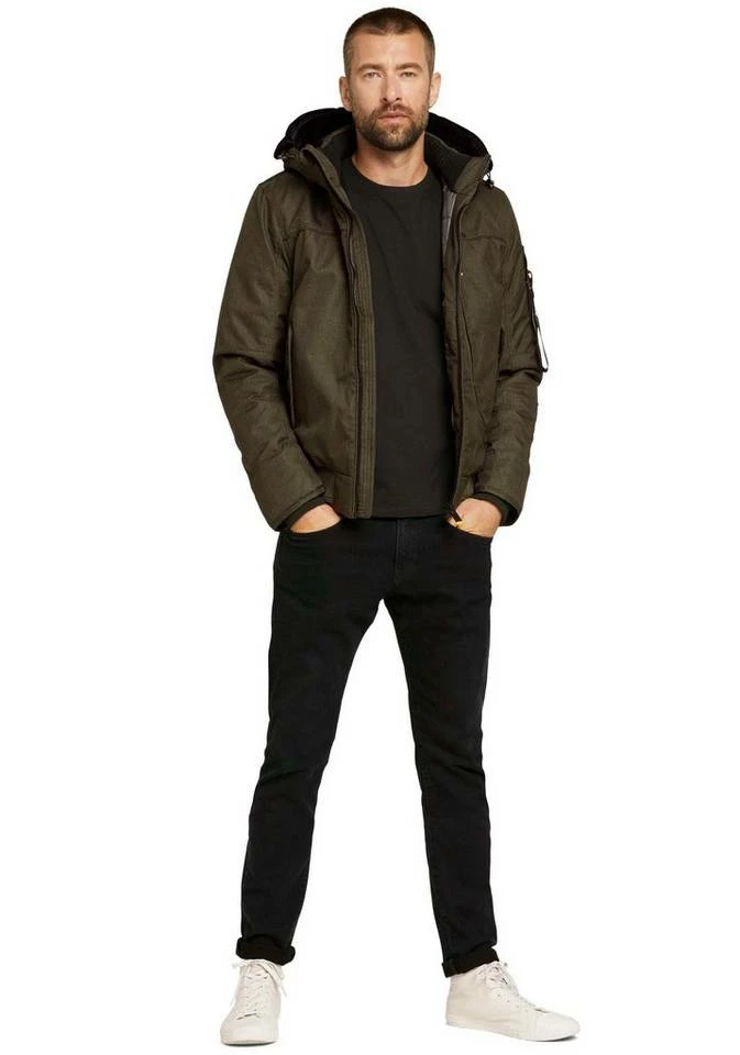 Am billigsten 🤩 TOM TAILOR Blouson mit abnehmbarem Fellimitatbesatz Black, Dunkelblau, Chili oil red, Olivgrün 💯 5 Am billigsten 🤩 TOM TAILOR Blouson mit abnehmbarem Fellimitatbesatz Black, Dunkelblau, Chili oil red, Olivgrün 💯 - Image 5