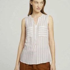 Besorgen 👏 TOM TAILOR Blusentop Offwhite blue stripe, Offwhite green stripe, Beech Green, Offwhite sand stripe ✨ -Tom Tailor Verkaufsgeschäft aa52a577 3341 5386 a021 f1c92fa4951a