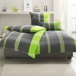 Blitzangebot 😉 Bettwäsche »Ole«, TOM TAILOR, im frischen Karo-Design Türkis-anthrazit, Grün-anthrazit, Beere-anthrazit, Grau-anthrazit ⭐
