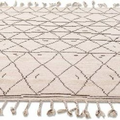 Bestpreis 🧨 Teppich »Nomad«, TOM TAILOR, rechteckig, Höhe 5 mm, handgewebt, mit Fransen, Boho-Style, Wohnzimmer 👏