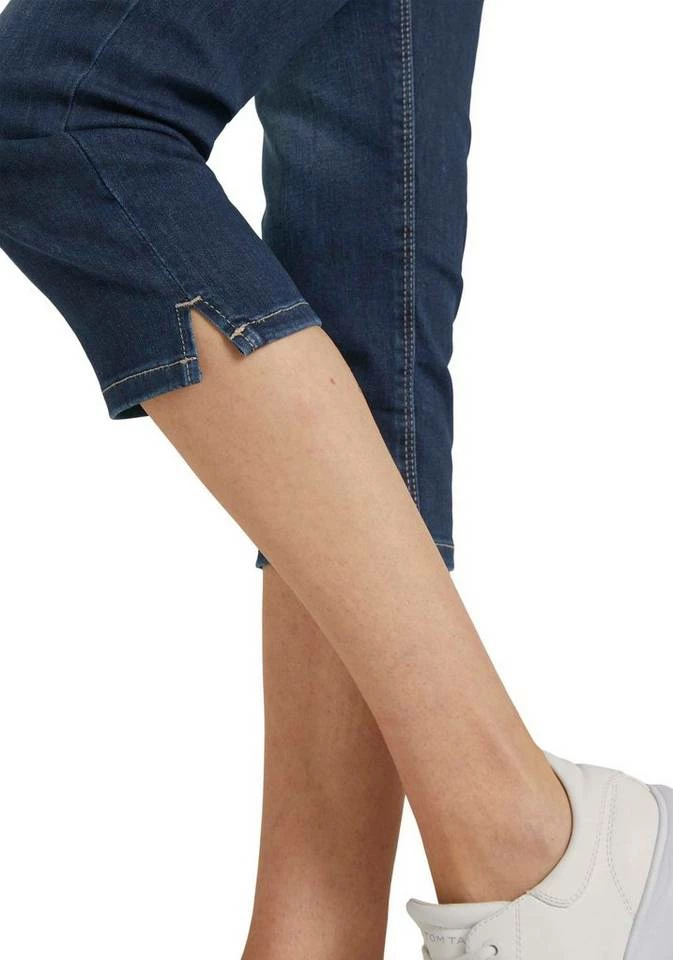 Bestes Angebot 👍 TOM TAILOR Caprijeans »Kate Slim« mit kleinen Seitenschlitzen Mid stone washed, Dark stone washed, Random bleached blue 🥰 3 Bestes Angebot 👍 TOM TAILOR Caprijeans »Kate Slim« mit kleinen Seitenschlitzen Mid stone washed, Dark stone washed, Random bleached blue 🥰 – Bild 3