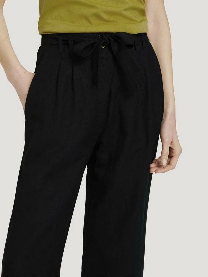Budget 🔔 TOM TAILOR Culotte »Bundfalten Culotte Hose mit Leinen« 🛒 4 Budget 🔔 TOM TAILOR Culotte »Bundfalten Culotte Hose mit Leinen« 🛒 - Image 4