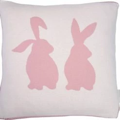 Bestpreis ⌛ Kissenhülle »Pastel Rabbit«, TOM TAILOR (1 Stück), mit rosa Hasen 🎉