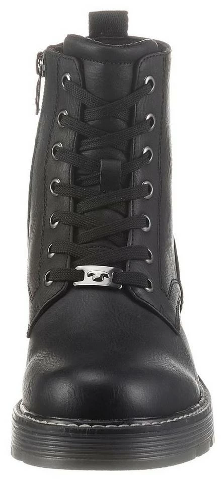 Auslauf ⭐ TOM TAILOR Schnürboots mit Logo-Emblem Black, Schwarz, Bronze 🤩 4 Auslauf ⭐ TOM TAILOR Schnürboots mit Logo-Emblem Black, Schwarz, Bronze 🤩 - Image 4