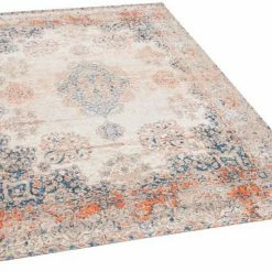 Rabatt 👏 Teppich »Funky Orient Kirman«, TOM TAILOR, rechteckig, Höhe 5 mm, Kurzflor, Orient-Optik, Vintage Design, Wohnzimmer Goldfarben, Multi 🎉