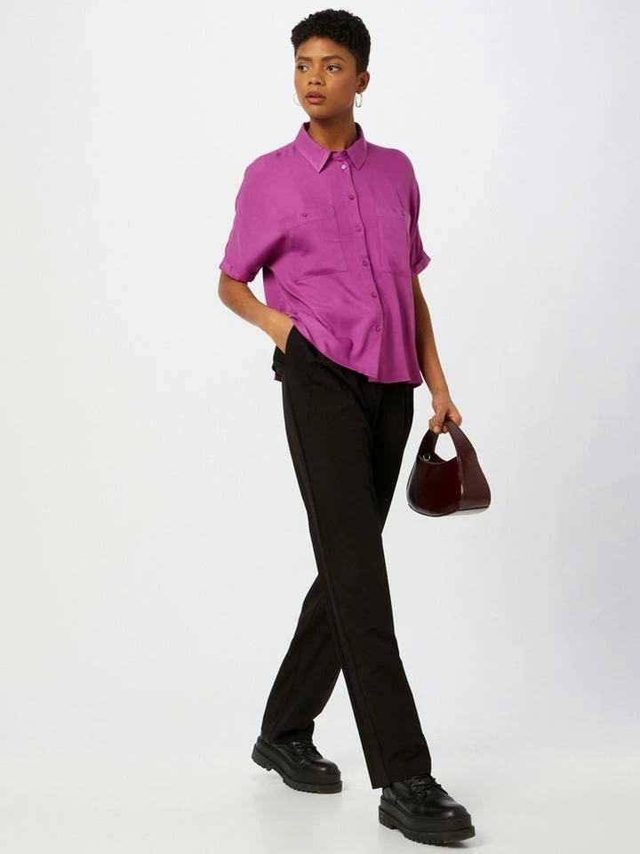 Billig 😍 TOM TAILOR Kurzarmbluse Plum blossom lilac, Whisper White, Sky Captain Blue 😀 4 Billig 😍 TOM TAILOR Kurzarmbluse Plum blossom lilac, Whisper White, Sky Captain Blue 😀 - Image 4