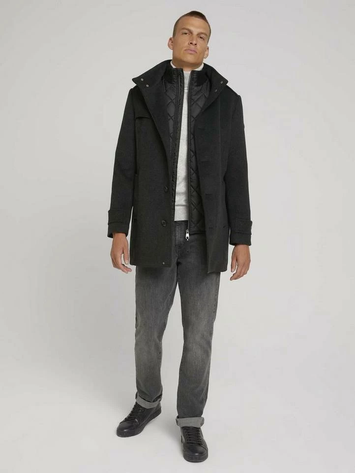 Angebote 🎉 TOM TAILOR Wollmantel »Wollmantel mit Innenjacke« Tarmac grey wool structure, Black, Sand beige wool structure, Grau (13) 😍 3 Angebote 🎉 TOM TAILOR Wollmantel »Wollmantel mit Innenjacke« Tarmac grey wool structure, Black, Sand beige wool structure, Grau (13) 😍 - Image 3