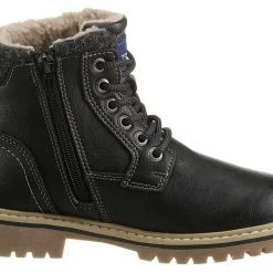 Bestpreis 🔔 TOM TAILOR Winterboots mit kleinem Zierreißverschluss außen Schwarz, Braun-used 💯 -Tom Tailor Verkaufsgeschäft ac8fc6e6 9747 5662 90b9 6b24fe4b525c