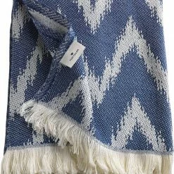 Bestpreis ❤️ Wohndecke »Zig Zag«, TOM TAILOR, mit feinem Fransenabschluss Orange-terra, Grau-hellgrau, Navy-blau-dunkelblau 😍 -Tom Tailor Verkaufsgeschäft accd44cd 20fb 5385 8529 6173092d44ac