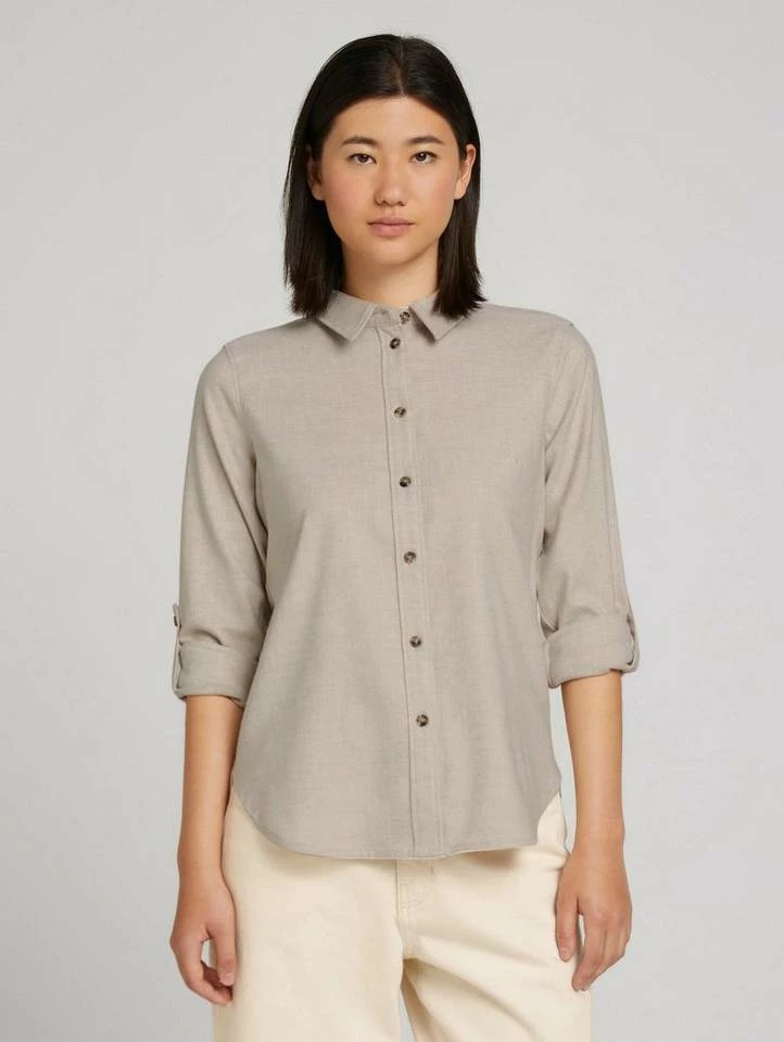 Rabatt 👏 TOM TAILOR Langarmbluse »Melierte Hemdbluse« ❤️ 13 Rabatt 👏 TOM TAILOR Langarmbluse »Melierte Hemdbluse« ❤️ - Image 13