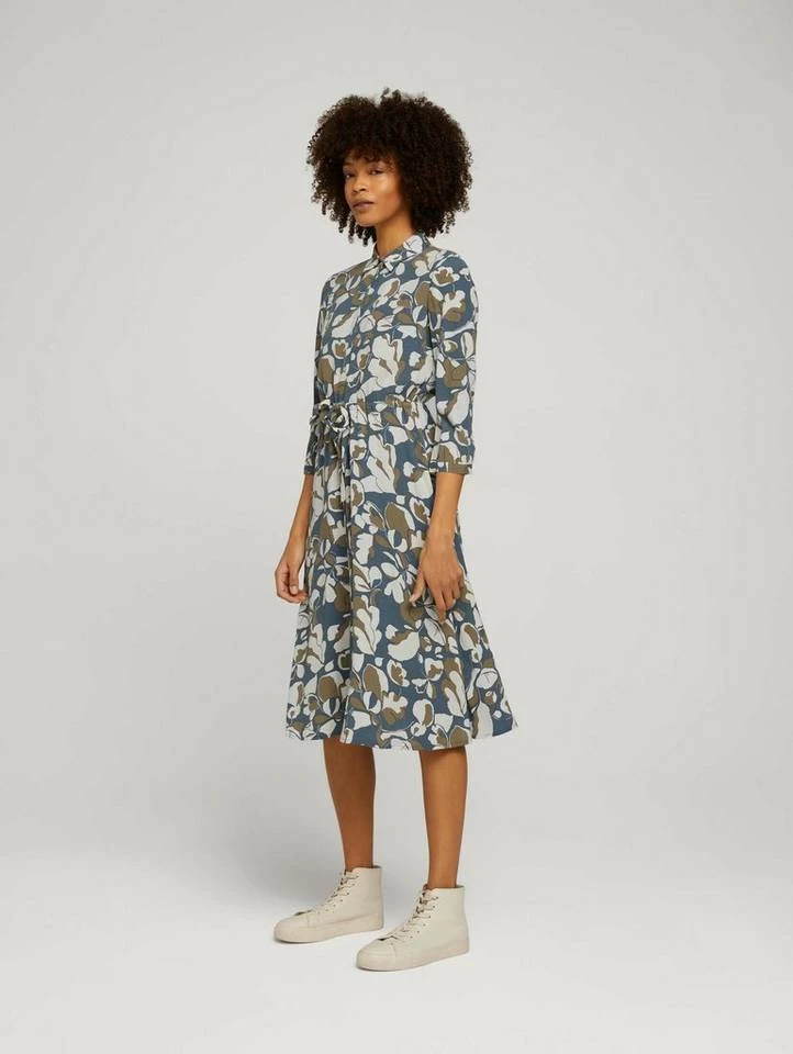 Bestpreis 🎁 TOM TAILOR Jerseykleid »Midi Blusenkleid mit Blumenmuster« 🎉 3 Bestpreis 🎁 TOM TAILOR Jerseykleid »Midi Blusenkleid mit Blumenmuster« 🎉 - Image 3