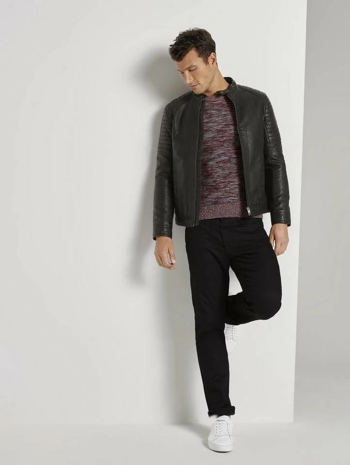 Besorgen 🔥 TOM TAILOR Strickpullover »Bunt melierter Pullover« Green by navy white structure, Navy base multicolor structure ⌛ 3 Besorgen 🔥 TOM TAILOR Strickpullover »Bunt melierter Pullover« Green by navy white structure, Navy base multicolor structure ⌛ - Image 3