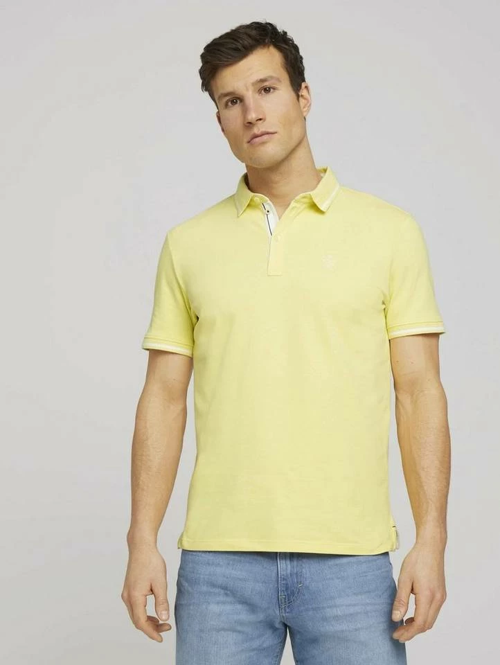 Budget 💯 TOM TAILOR Poloshirt »strukturiertes Poloshirt« Yonder blue dark melange, Blue White Base Melange, Off White, Lucite green ❤️ 11 Budget 💯 TOM TAILOR Poloshirt »strukturiertes Poloshirt« Yonder blue dark melange, Blue White Base Melange, Off White, Lucite green ❤️ – Bild 11