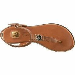 Rabatt 🤩 TOM TAILOR »T-Steg-Sandalen« T-Strap Pumps Schwarz, Cognac 🥰 -Tom Tailor Verkaufsgeschäft ae84dab6 a318 5cd3 a762 3929e2803bbb