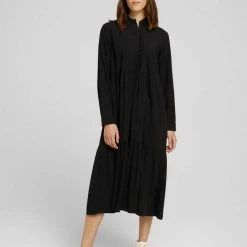 Aktion 🛒 TOM TAILOR Jerseykleid »Midi Blusenkleid mit Lyocell« 🤩