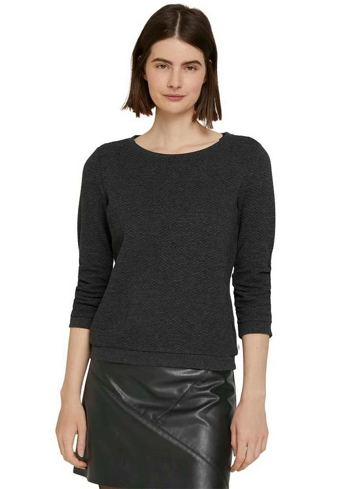 Top 10 ✨ TOM TAILOR Denim Sweatshirt im besonderen Strukturmuster Deep black, Wollweiß, Hellgrün, Sky Captain Blue ✨ 1 Top 10 ✨ TOM TAILOR Denim Sweatshirt im besonderen Strukturmuster Deep black, Wollweiß, Hellgrün, Sky Captain Blue ✨