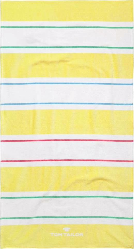 Rabatt 👍 TOM TAILOR Strandtuch »Streifen« (1-St), mit unterschiedlichen Streifen Aqua, Gelb 🤩 1 Rabatt 👍 TOM TAILOR Strandtuch »Streifen« (1-St), mit unterschiedlichen Streifen Aqua, Gelb 🤩