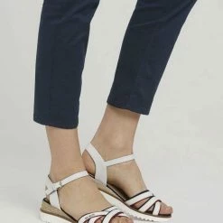 Am billigsten 🎉 TOM TAILOR »Keilsandaletten« Keilsandalette Dunkelblau, Offwhite 🥰 -Tom Tailor Verkaufsgeschäft b05158ed dd6e 5122 b503 202f695b7630