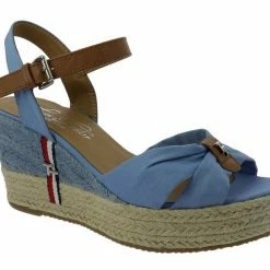Rabatt 🤩 TOM TAILOR »Sandalette 🩴 Sandalen 🩴 Sandaletten« Keilsandalette Khaki, Yellow, Blue 😍 -Tom Tailor Verkaufsgeschäft b0a10157 f33a 5912 be72 0f7dcdf8157f