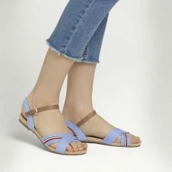 Bester Verkauf 🤩 TOM TAILOR »Sandale mit Streifendetail« 🩴 Sandale (1-tlg) Navy, Offwhite, Dunkelblau, Blue 🧨 -Tom Tailor Verkaufsgeschäft b12b18b8 7fd1 5b29 8f25 8f6fa992ce5c