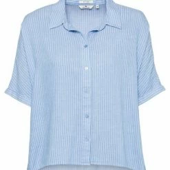 Schlussverkauf 😉 TOM TAILOR Kurzarmbluse Blue white vertical stripe, Navy white vertical stripe 🎉