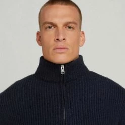 Neu ✔️ TOM TAILOR Strickpullover »Troyer Pullover« Light Soft Grey Melange, Brown oak melange, Sky Captain Blue 🛒 -Tom Tailor Verkaufsgeschäft b1d143bb 7257 54d6 96c5 13ee353ac127