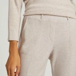 Besorgen 🎉 TOM TAILOR Culotte »Loose Fit Hose mit elastischem Bund« Deep black, Cold beige melange 🔥 -Tom Tailor Verkaufsgeschäft b2c577a6 cf80 583a bdfa 7f09f8c9cde5