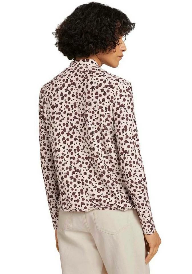 Top 10 🔔 TOM TAILOR Blusenshirt mit dekorativem Print und Knopfleiste Beige-braun-schwarz-gemustert, Schwarz-braun-wollweiß-gemustert ❤️ 2 Top 10 🔔 TOM TAILOR Blusenshirt mit dekorativem Print und Knopfleiste Beige-braun-schwarz-gemustert, Schwarz-braun-wollweiß-gemustert ❤️ - Image 2