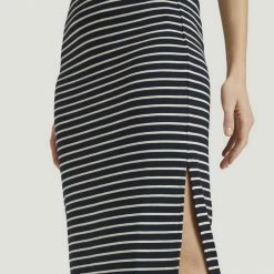 Bestes Angebot 🧨 TOM TAILOR Sommerrock »Gestreifter Midirock mit Struktur« 🔥 -Tom Tailor Verkaufsgeschäft b3489f45 972c 5879 b6aa 7a7815c7607e