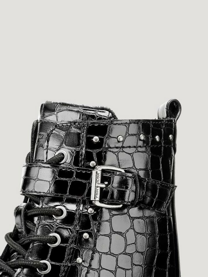 Top 10 🧨 TOM TAILOR »Stiefel mit Schlangenhautmuster« Schnürboots 🎉 2 Top 10 🧨 TOM TAILOR »Stiefel mit Schlangenhautmuster« Schnürboots 🎉 - Image 2