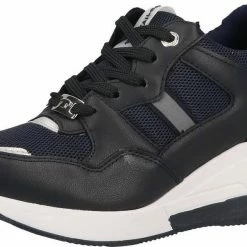 Blitzangebot 👍 TOM TAILOR »Lederimitat/Textil« 👟 Sneaker White-Silver 00170, Navy 00003 ✔️