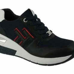 Bester Verkauf 🛒 TOM TAILOR »Tom Tailor Damen 1193806 👟 Sneaker Sommer Memory Effekt« Schnürschuh Navy, Weiß 👏 -Tom Tailor Verkaufsgeschäft b49548d4 281f 5f26 82bc 5225713f7b9c