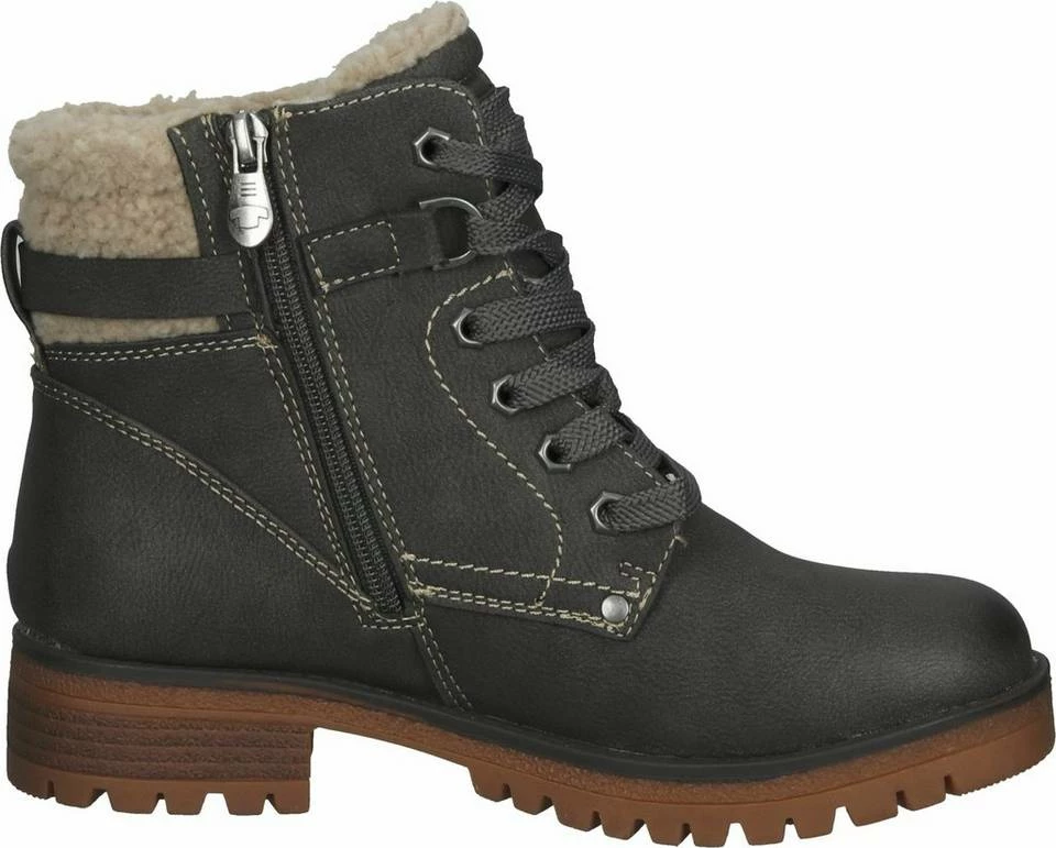 Bestes Angebot 🎉 TOM TAILOR »Lederimitat« Schnürstiefelette 🔥 7 Bestes Angebot 🎉 TOM TAILOR »Lederimitat« Schnürstiefelette 🔥 - Image 7