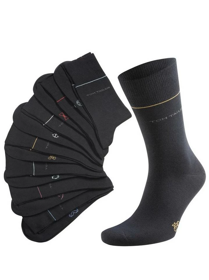 Am billigsten 🛒 TOM TAILOR Socken (7-Paar) Bunt, Schwarz 🎁 1 Am billigsten 🛒 TOM TAILOR Socken (7-Paar) Bunt, Schwarz 🎁