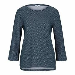 Neu 🛒 TOM TAILOR 3/4-Arm-Shirt Yellow white mini structure, Navy white mini structure 🔥 -Tom Tailor Verkaufsgeschäft b5ed2799 7c6a 5988 9cf1 68448a206193