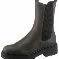 Besorgen 😍 TOM TAILOR Chelseaboots mit Logoprägung an der Ferse ✔️