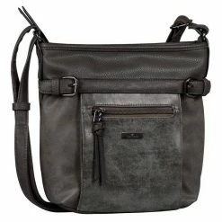 Bestes Angebot 😀 TOM TAILOR Umhängetasche »JUNA«, mit Details in Metallic Optik Rose, Grey, Black, Light grey 🌟