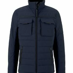 Besorgen 👍 TOM TAILOR Steppjacke »Shirt Jacke« Black, Sky Captain Blue 👏 -Tom Tailor Verkaufsgeschäft b7564b9f d94a 5947 a2f9 03906230c333