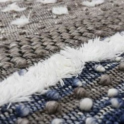 Bestpreis ⭐ Wollteppich »Vintage Funky Nature«, TOM TAILOR, rechteckig, Höhe 5 mm, reine Wolle, handgewebt, mit Fransen, Wohnzimmer 🔥 -Tom Tailor Verkaufsgeschäft b790243b 7ea2 5b57 abd6 0b448a0db709