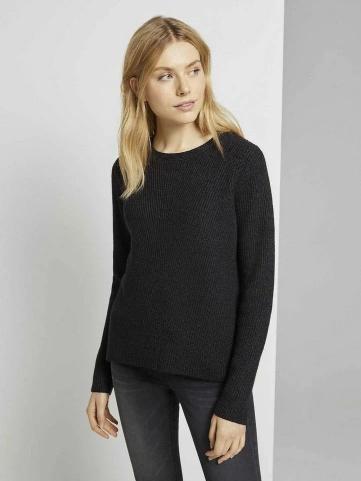 Top 10 🔥 TOM TAILOR Strickpullover Schwarz (15), Sand (21), Calm green melange, Grün (43) 😍 12 Top 10 🔥 TOM TAILOR Strickpullover Schwarz (15), Sand (21), Calm green melange, Grün (43) 😍 - Image 12