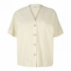 Auslauf 🎉 TOM TAILOR Strickpullover »T-shirt with placket« 🔔