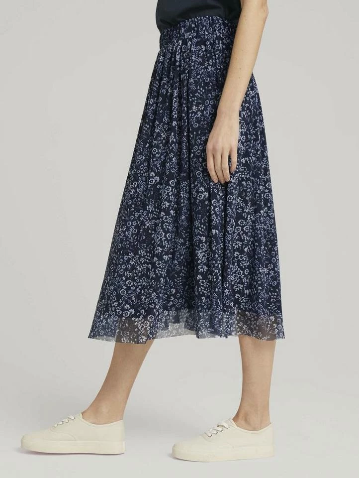 Blitzangebot 🌟 TOM TAILOR Sommerrock »Midirock aus Mesh mit Blumenmuster« Navy flower design, Navy floral design 🥰 6 Blitzangebot 🌟 TOM TAILOR Sommerrock »Midirock aus Mesh mit Blumenmuster« Navy flower design, Navy floral design 🥰 - Image 6