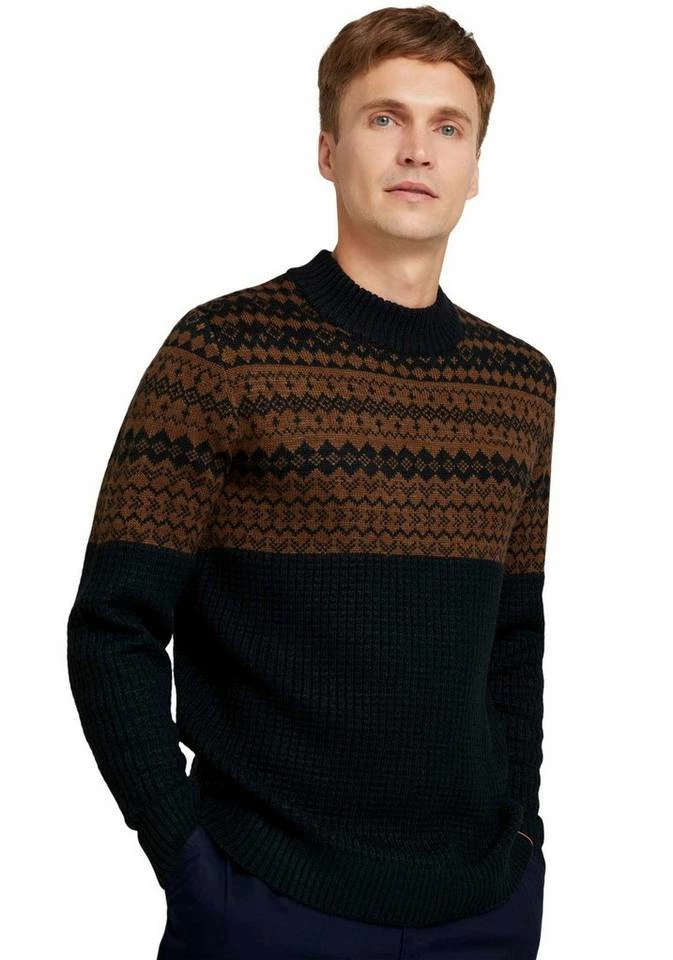 Aktion 😀 TOM TAILOR Strickpullover mit Norwegermuster ⭐ 1 Aktion 😀 TOM TAILOR Strickpullover mit Norwegermuster ⭐