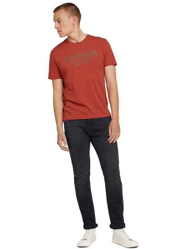 Neu ✔️ TOM TAILOR Rundhalsshirt mit großem Logofrontprint Bright ibiza blue, Weiß, Blau, Light-indigo-blue 💯 4 Neu ✔️ TOM TAILOR Rundhalsshirt mit großem Logofrontprint Bright ibiza blue, Weiß, Blau, Light-indigo-blue 💯 – Bild 4