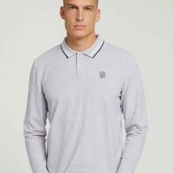 Schlussverkauf 🌟 TOM TAILOR Langarm-Poloshirt Light Stone Grey Melange, Navy, Bordeaux, Black 😍 -Tom Tailor Verkaufsgeschäft b9367fd0 492d 53a0 a8f8 7e3217313f5c