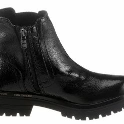 Bestpreis ✔️ TOM TAILOR Chelseaboots mit zweckmäßiger Anziehlasche Beige, Schwarz ✔️ -Tom Tailor Verkaufsgeschäft b9d94d4f 6f2e 5b21 9ef4 b4d54d4f8782