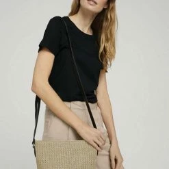 Budget 💯 TOM TAILOR Umhängetasche »Luisa Cross Bag M Umhängetasche« Mixed black, Cognac 😉 -Tom Tailor Verkaufsgeschäft bb782183 d320 546a b2b3 8aa517a598c1